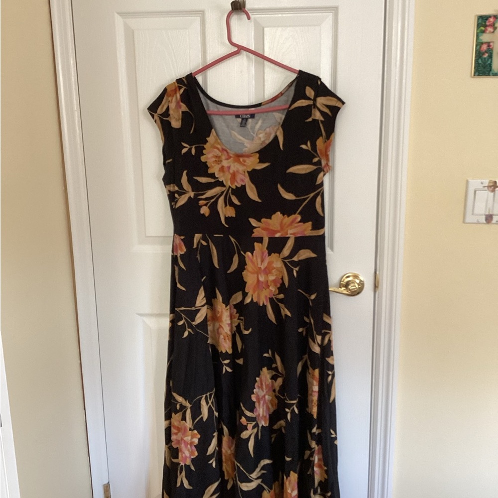 Women’s chaps with a floral design large